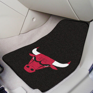 Chicago Bulls 2-piece Carpet Car Mats - 18