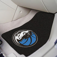 Dallas Mavericks 2-piece Carpet Car Mats - 18"x27"