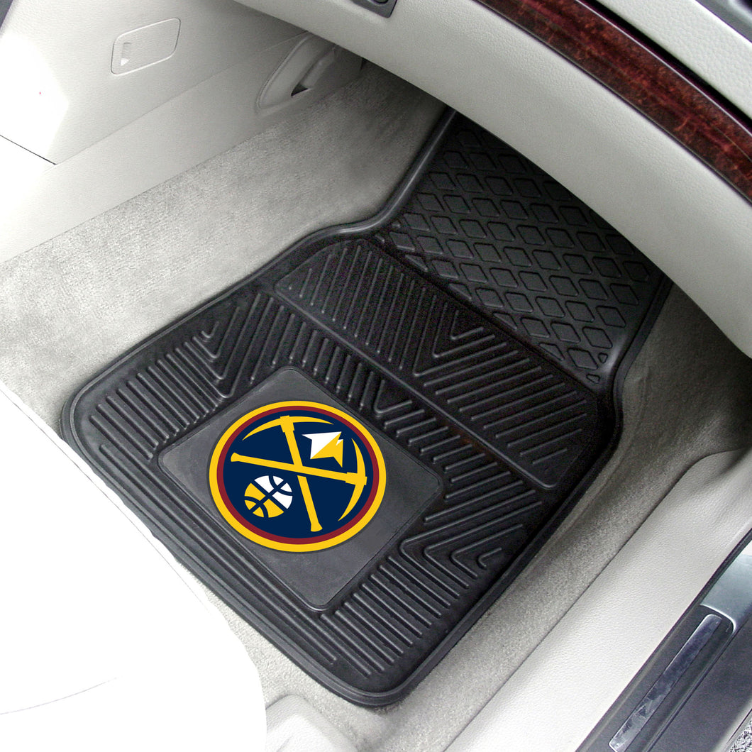 Denver Nuggets 2-piece Vinyl Car Mats - 18