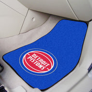 Detroit Pistons 2-piece Carpet Car Mats - 18"x27"