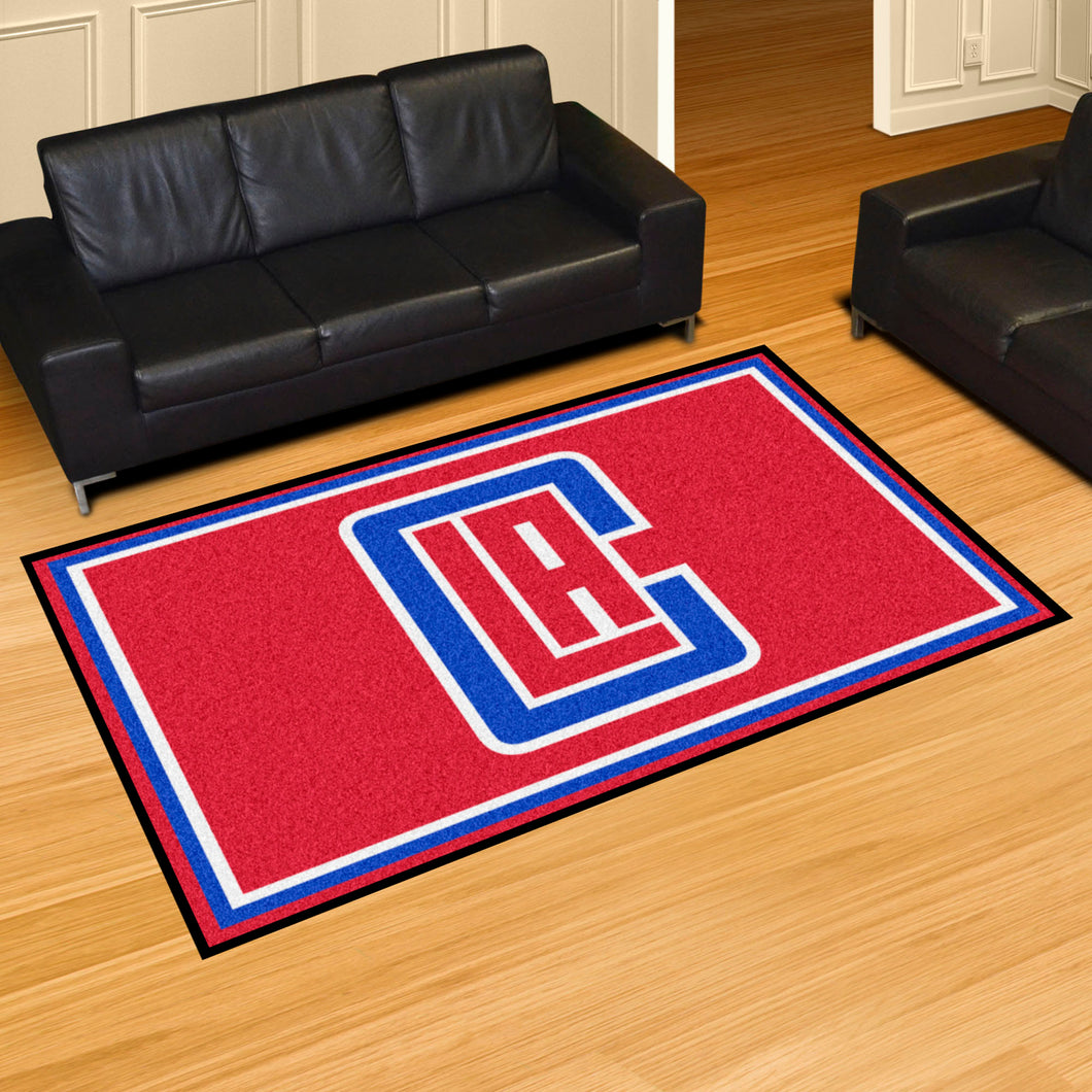 Los Angeles Clippers Plush Rug - 5'x8'