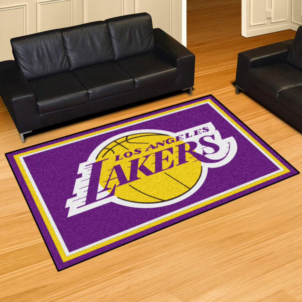  Los Angeles Lakers Plush Rug - 5'x8'