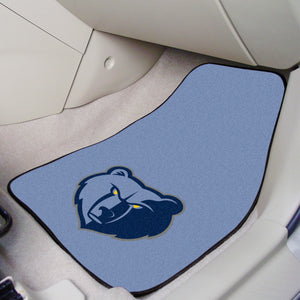 Memphis Grizzlies 2-piece Carpet Car Mats - 18"x27"