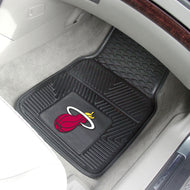 Miami Heat 2-piece Vinyl Car Mats - 18"x27"