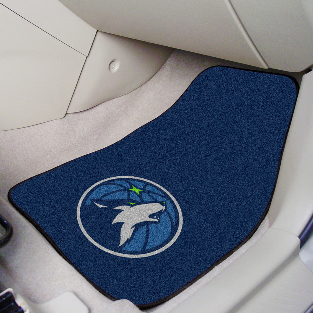 Minnesota Timberwolves 2-piece Carpet Car Mats - 18