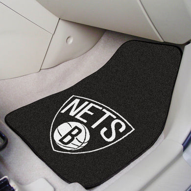 Brooklyn Nets 2-piece Carpet Car Mats - 18