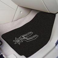 San Antonio Spurs 2-piece Carpet Car Mats - 18"x27"