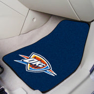 Oklahoma City Thunder 2-piece Carpet Car Mats - 18"x27"