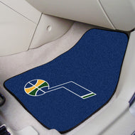 Utah Jazz 2-piece Carpet Car Mats - 18"x27"