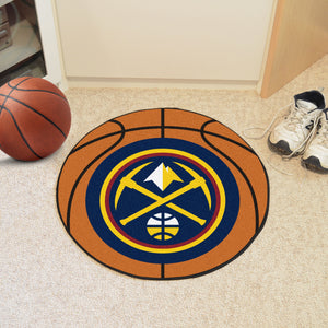 Denver Nuggets Basketball Mat - 27"
