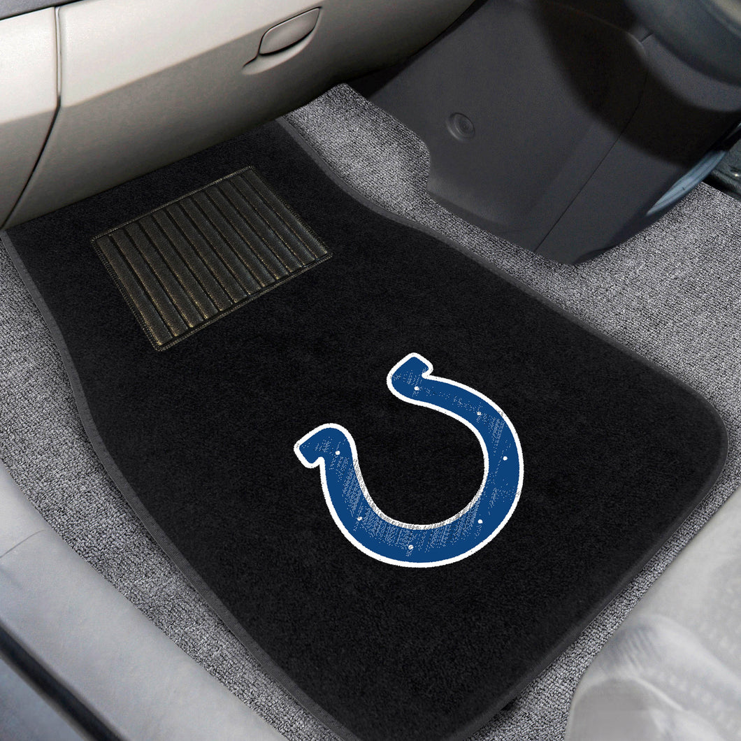 Indianapolis Colts  2-Piece Embroidered Car Mat Set - 17