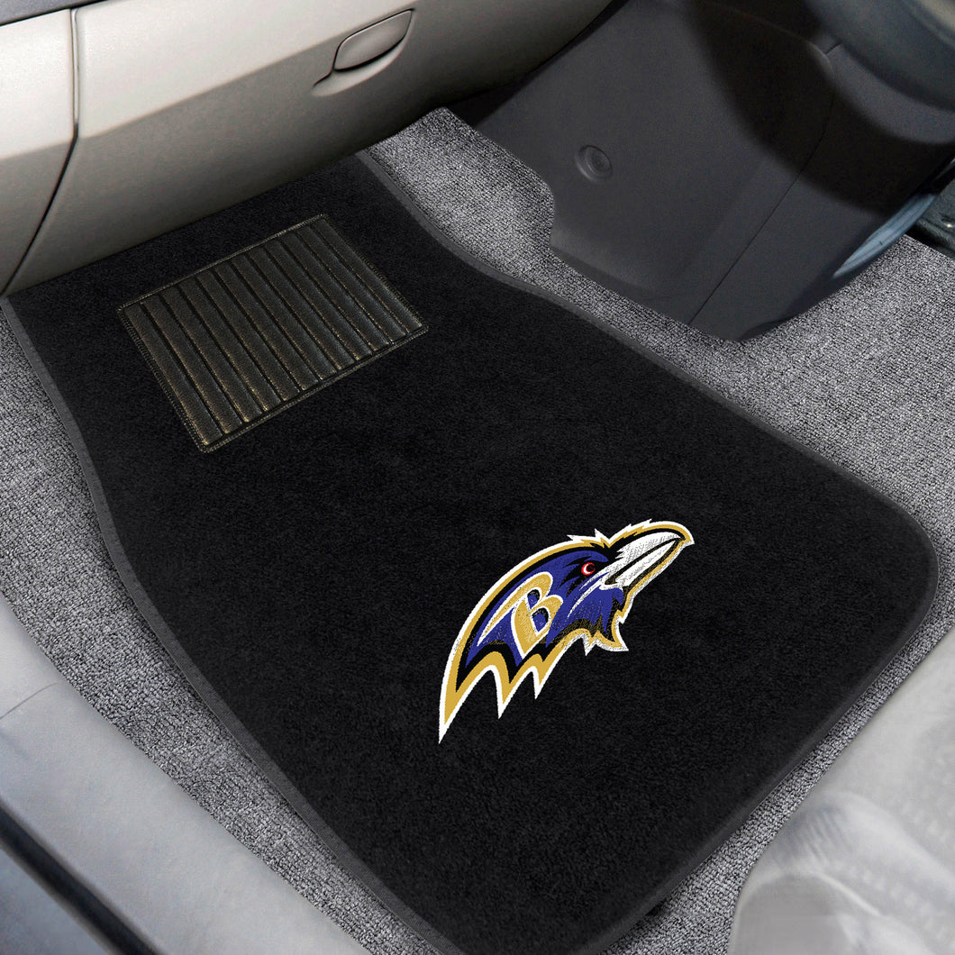 Baltimore Ravens  2-Piece Embroidered Car Mat Set - 17
