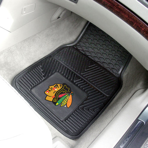 Chicago Blackhawks 2-Piece Vinyl Car Mats - 18