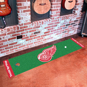 Detroit Red Wings Putting Green Mat - 18"x72"