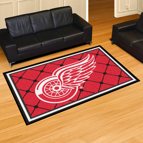  Detroit Red Wings Plush Rug - 5'x8'