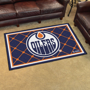 Edmonton Oilers Plush Rug - 4'x6'