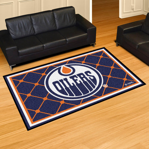 Edmonton Oilers Plush Rug - 5'x8'