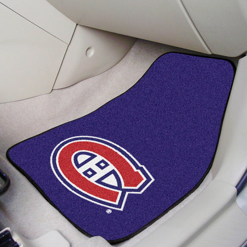 Montreal Canadiens 2-Piece Carpet Car Mats - 18