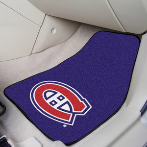 Montreal Canadiens 2-Piece Carpet Car Mats - 18"x27"