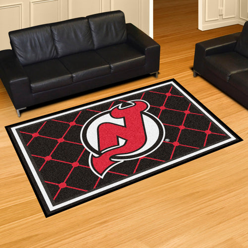 New Jersey Devils Plush Rug - 5'x8'