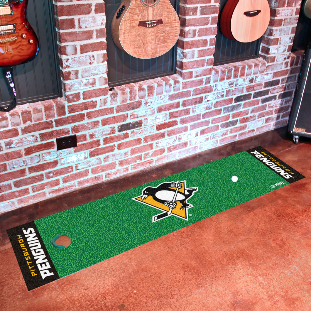 Pittsburgh Penguins Putting Green Mat - 18