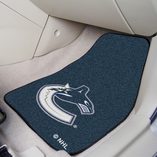 Vancouver Canucks 2-Piece Carpet Car Mats - 18