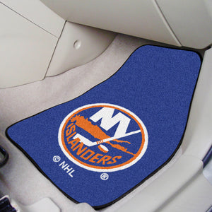 New York Islanders  2-Piece Carpet Car Mats - 18"x27"