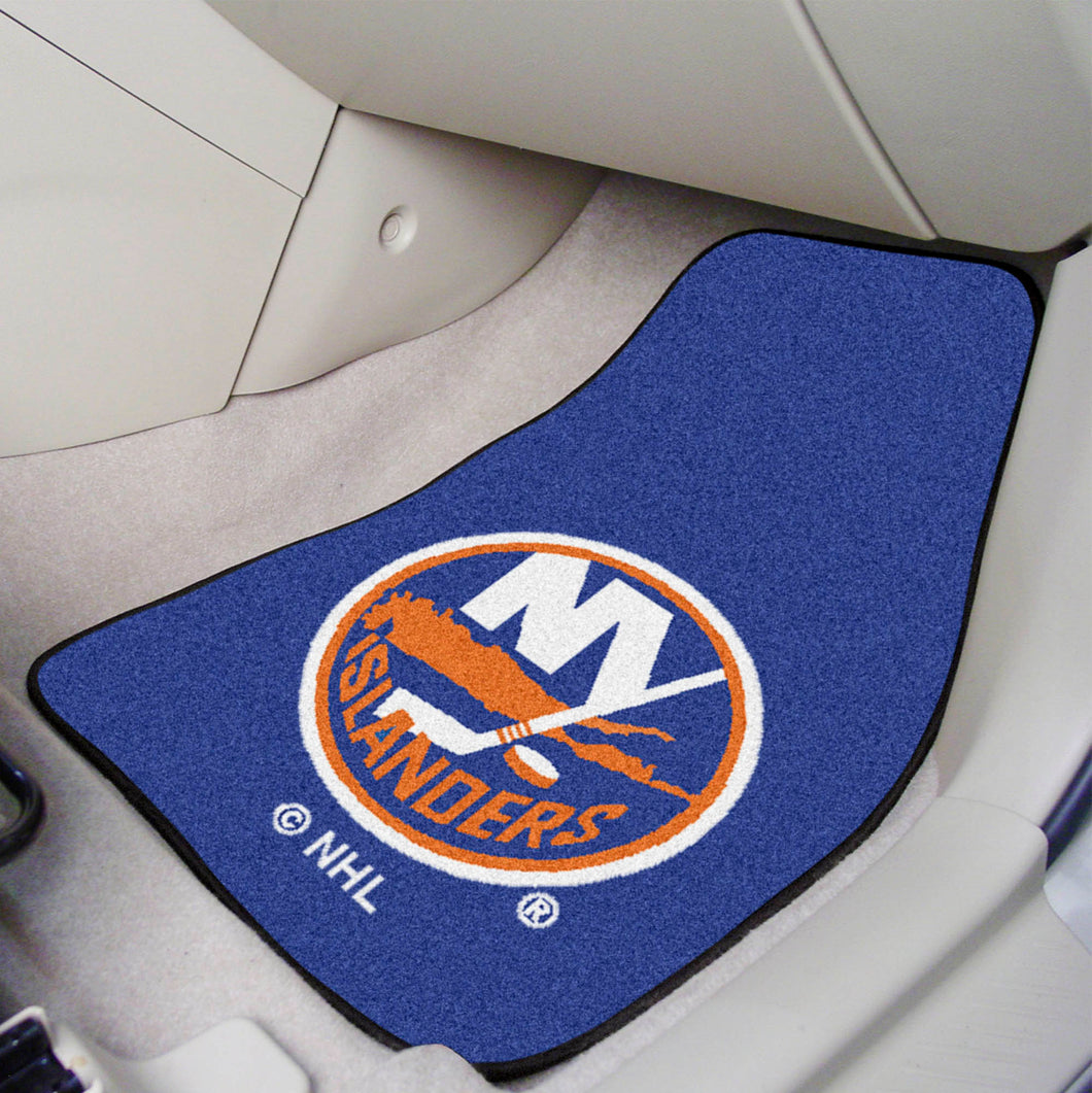 New York Islanders  2-Piece Carpet Car Mats - 18