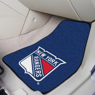  New York Rangers  2-Piece Carpet Car Mats - 18"x27"