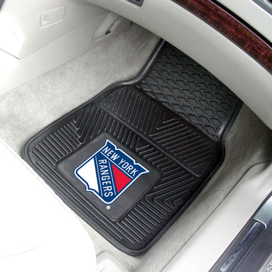 New York Rangers 2-Piece Vinyl Car Mats