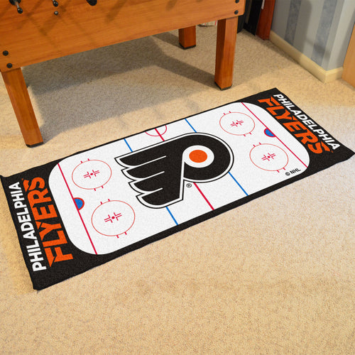 Philadelphia Flyers Hockey Rink Runner Rug 72