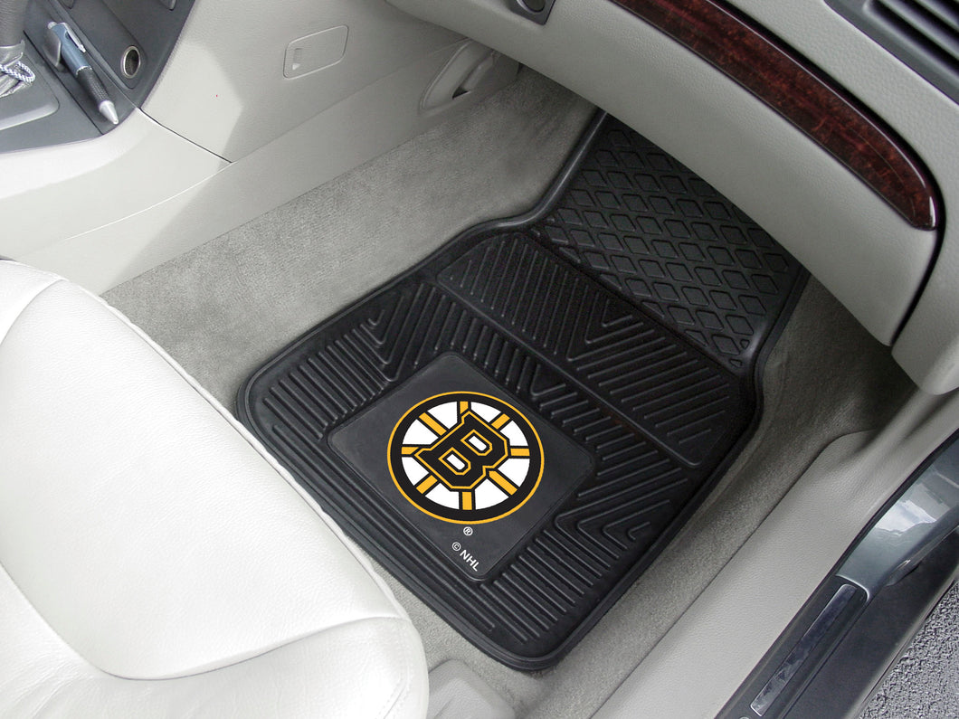 Boston Bruins 2-Piece Vinyl Car Mats - 18