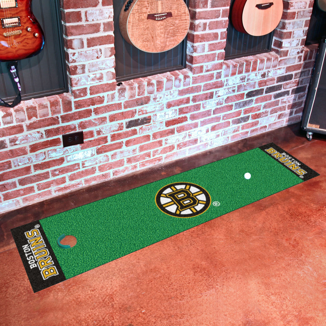 Boston Bruins Putting Green Mat - 18