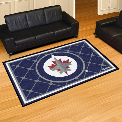 Winnipeg Jets Plush Rug - 5'x8'