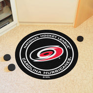 Carolina Hurricanes Hockey Puck Mat - 27"