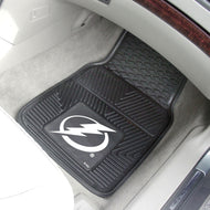 Tampa Bay Lightning 2-Piece Vinyl Car Mats - 18"x27"
