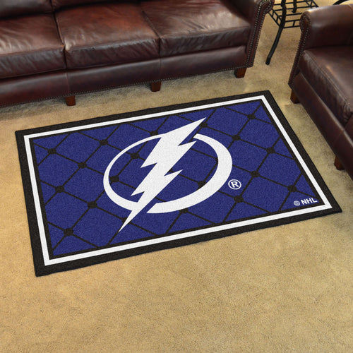 Tampa Bay Lightning Plush Rug - 4'x6'
