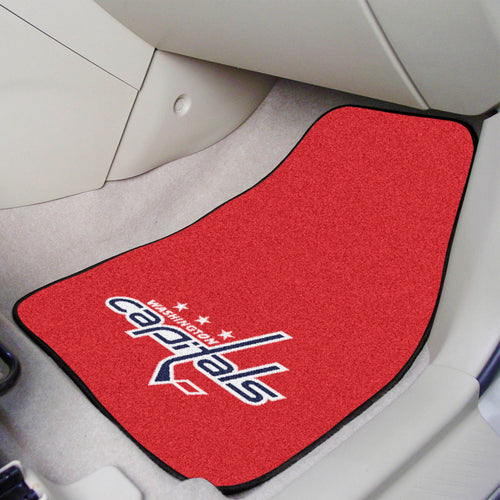 Washington Capitals 2-Piece Carpet Car Mats - 18