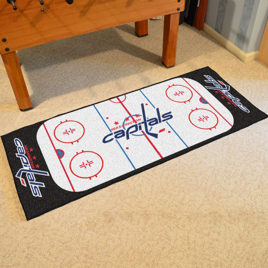 Washington Capitals Hockey Rink Runner Rug 72