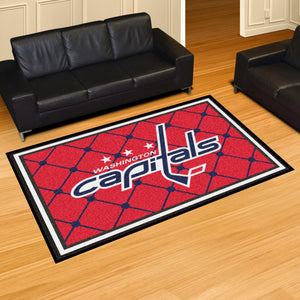 Washington Capitals Plush Rug - 5'x8'