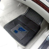  St. Louis Blues 2-Piece Vinyl Car Mats - 18"x27"