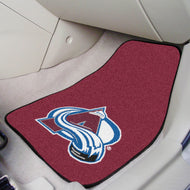 Colorado Avalanche 2-Piece Carpet Car Mats - 18"x27"