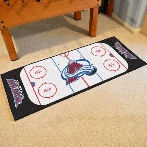 Colorado Avalanche Hockey Rink Runner Rug 72