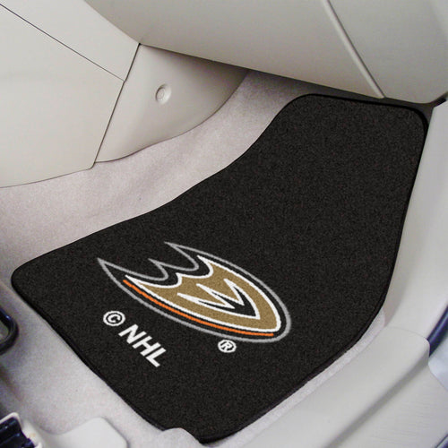 Anaheim Ducks 2-Piece Carpet Car Mats - 18