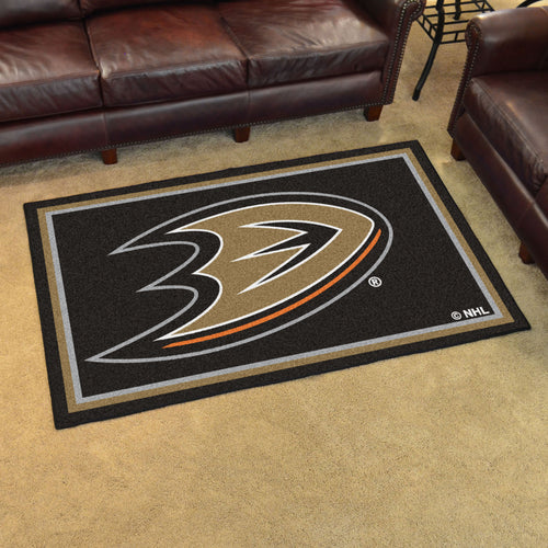 Anaheim Ducks Plush Rug - 4'x6'