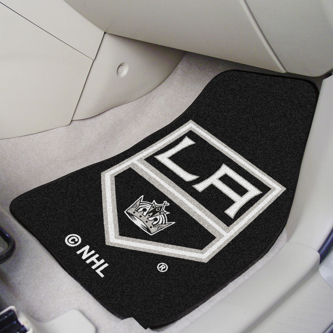 Los Angeles Kings 2-Piece Carpet Car Mats - 18