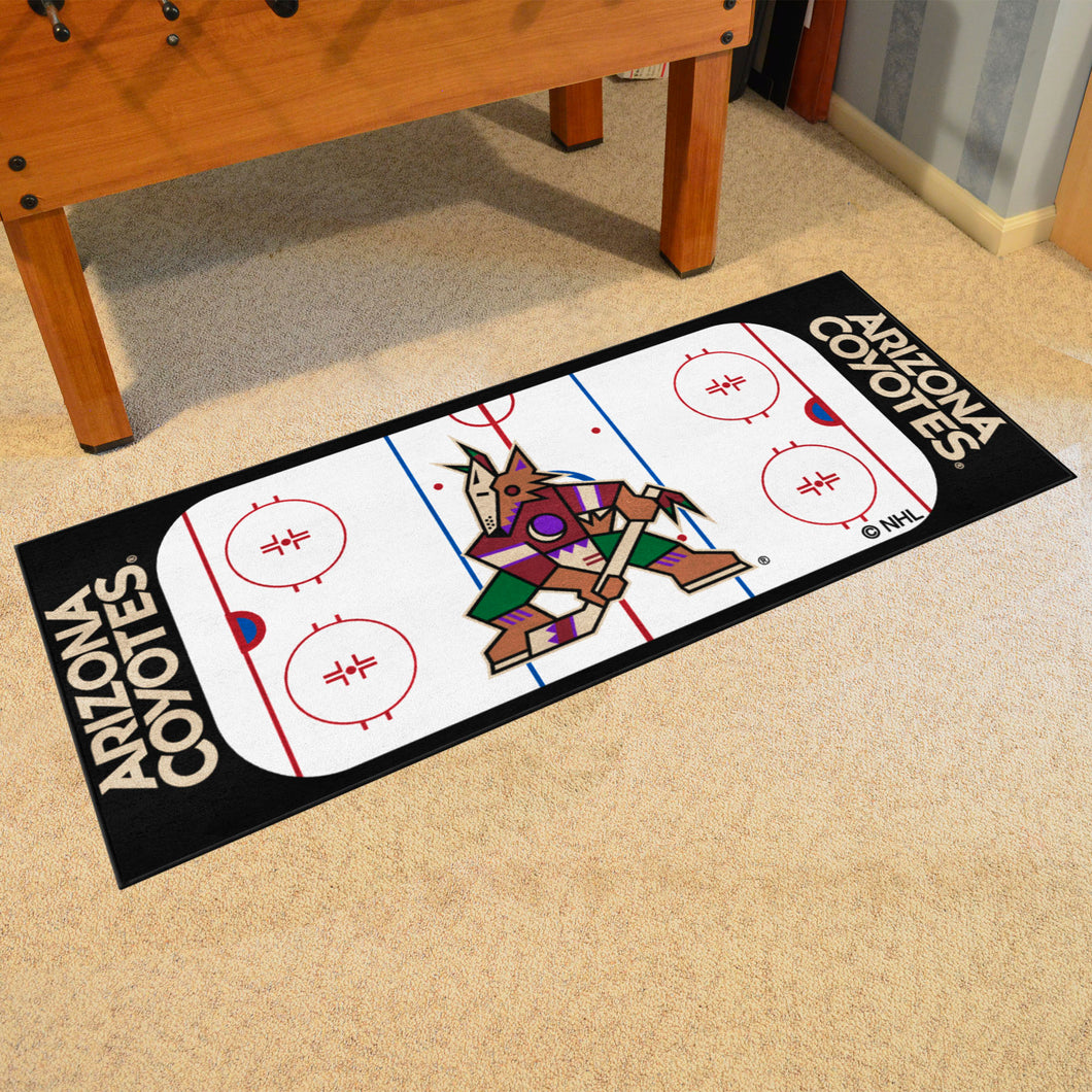 Arizona Coyotes Hockey Rink Runner Rug 72