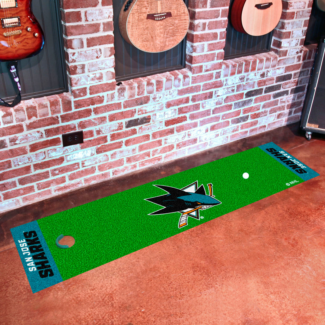 San Jose Sharks Putting Green Mat - 18