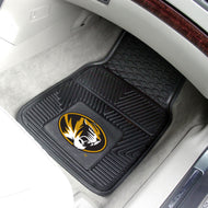 Missouri Tigers 2 Piece Vinyl Car Mats - 18"x27"