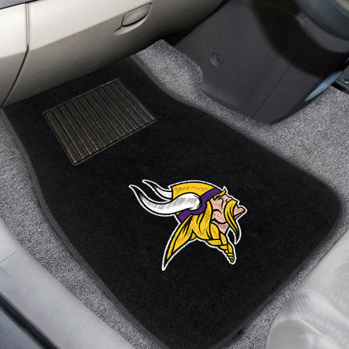 Minnesota Vikings  2-Piece Embroidered Car Mat Set - 17